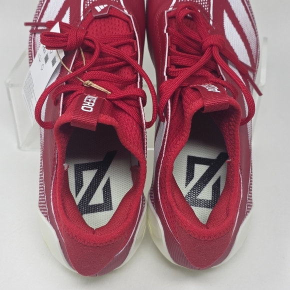 Adidas Men\'s Adizero Electric.1 Football Cleats Size 9 Team Power Red IF2428 New main image 4